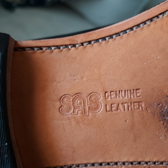 SAS Handsewn Mens Leather Loafers Slip-On Dress Shoes - Picture 7 of 10